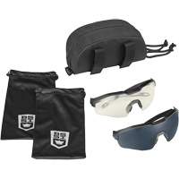 MY6 Safety Glasse Eyeshield Kit, Clear/Smoke Lens, Anti-Fog/Anti-Scratch, ANSI Z87+ Oxford Builders Supplies Inc