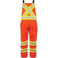Salopette non doubl&eacute;e haute visibilit&eacute;, T-petit, Orange haute visibilit&eacute; Oxford Builders Supplies Inc