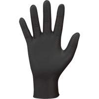 Gants jetables 709B PyraGrip, 7/Petit, Nitrile, 8 mils, Sans poudre, Noir Oxford Builders Supplies Inc