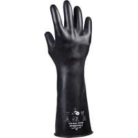879 Acid-Resistant Gloves, Size Medium/8, 14" L, Butyl Rubber, 28-mil Oxford Builders Supplies Inc