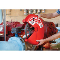 Dispositif de verrouillage coulissant pour vanne &agrave; opercule, Type Volant Oxford Builders Supplies Inc