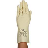 Gants naturels et l&eacute;gers AlphaTec 87-137, Taille 7, 11,8" lo, Latex de caoutchouc, 16 mils Oxford Builders Supplies Inc