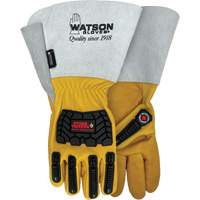 Storm Trooper Water-Resistant Gloves, Small, Cowhide Palm, Gauntlet Cuff Oxford Builders Supplies Inc