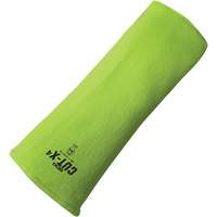 Manchette r&eacute;sistante &agrave; la coupe Cut-X, Fibre de verre/Poly&eacute;thyl&egrave;ne, 10", ASTM ANSI niveau A4, Lime haute visibilit&eacute; Oxford Builders Supplies Inc