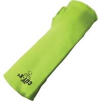 Manchette r&eacute;sistante &agrave; la coupe avec ouverture pour le pouce Cut-X, Fibre de verre/Poly&eacute;thyl&egrave;ne, 10", ASTM ANSI niveau A4, Lime haute visibilit&eacute; Oxford Builders Supplies Inc