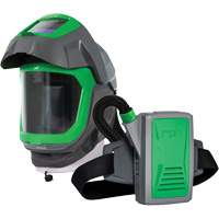 Masque de respirateur Z-Link avec joint de visage, visi&egrave;re & montage &agrave; ceinture, Respirateur &agrave; masque/Masque de soudage, Pile Lithium-ion Oxford Builders Supplies Inc
