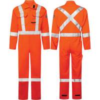 Combinaisons Avenger, 7 oz, Taille 36, Orange haute visibilit&eacute; Oxford Builders Supplies Inc