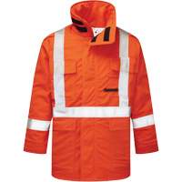 Parka isol&eacute; de 9 oz Haute visibilit&eacute; Avenger, style 515, Hommes, T-petit, Orange Oxford Builders Supplies Inc