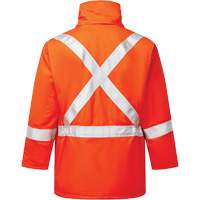 Parka isol&eacute; de 9 oz Haute visibilit&eacute; Avenger, style 515, Hommes, T-petit, Orange Oxford Builders Supplies Inc