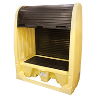 Drum Hardcover & Spillpallet, 60" L x 37" W x 72" H, 2000 lbs. Load Capacity Oxford Builders Supplies Inc
