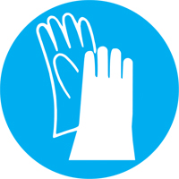 Right to Know Pictogram Labels -Boots, Vinyl, Sheet, 5/8" L x 3/4" W Oxford Builders Supplies Inc
