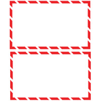 WHMIS Labels 200/Pkg, Paper, Roll, 4-3/4" L x 8-1/2" W Oxford Builders Supplies Inc