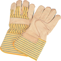 Gants d'ajusteur &agrave; paume s&egrave;che d'usage standard, Grand, Paume en Cuir fleur de vache, Doublure en Coton Oxford Builders Supplies Inc