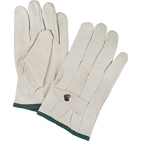 Standard-Duty Ropers Gloves, Medium, Grain Cowhide Palm Oxford Builders Supplies Inc
