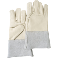 Gants de travail d'usage standard, Grand, Paume en Cuir fleur de vache Oxford Builders Supplies Inc