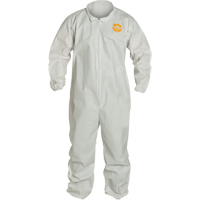 ProShield&reg; 60 Coveralls, Small, White, Microporous Oxford Builders Supplies Inc
