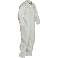 ProShield&reg; 60 Coveralls, Small, White, Microporous Oxford Builders Supplies Inc