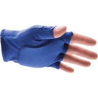Anti-Impact Fingerless Right-Hand Glove Liner, 6/X-Small, Synthetic Palm, Slip-On Cuff Oxford Builders Supplies Inc