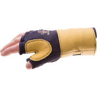 Gants de protection sup&eacute;rieure contre les impacts & les microtraumarismes r&eacute;p&eacute;t&eacute;s, main gauche, Taille T-petit, Paume Cuir fleur Oxford Builders Supplies Inc
