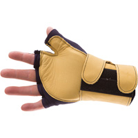 Gants de protection sup&eacute;rieure contre les impacts & les microtraumarismes r&eacute;p&eacute;t&eacute;s, main gauche, Taille T-petit, Paume Cuir fleur Oxford Builders Supplies Inc