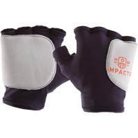 Gants de protection sans doigts paume/c&ocirc;t&eacute;, droit, T-petit, Paume en Su&egrave;de, Poignet &agrave; enfiler Oxford Builders Supplies Inc