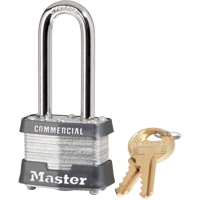 Pin Tumbler Padlock, Keyed Alike, Laminated Steel, 1-9/16" Width Oxford Builders Supplies Inc