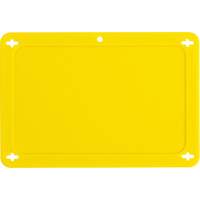 Blank Valve Tag, Plastic, 4-3/4" W x 3-1/4" H Oxford Builders Supplies Inc