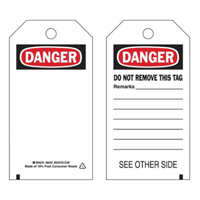 &eacute;tiquettes de s&eacute;curit&eacute; auto-plastifiantes, Polyester, 3" la x 5-3/4" h, Anglais Oxford Builders Supplies Inc