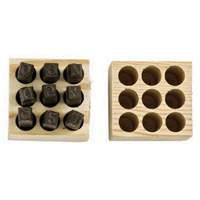 Number Steel Stamp Punch Set, # 4/6/3/2/1/8/9/7/5, 1/4" Oxford Builders Supplies Inc