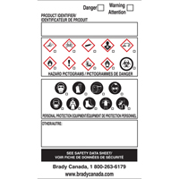 WHMIS/GHS & PPE Labels