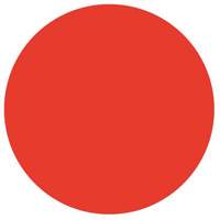 Round Write-On Labels, Circle, 3" L x 3" W, Red Oxford Builders Supplies Inc