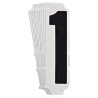 &eacute;tiquettes de lettres et chiffres gothiques individuels Quick-Align, 1, 4" h, Noir Oxford Builders Supplies Inc