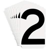 &eacute;tiquettes de lettres et chiffres gothiques individuels Quick-Align, 2, 4" h, Noir Oxford Builders Supplies Inc
