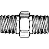 RACCORD HEXAGONAL MALE1/8"-1/8"NPT,LAITON, Laiton Oxford Builders Supplies Inc