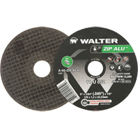 Zip Alu Cut-Off Wheel, 5" x 3/64", 7/8" Arbor, Type 1, Aluminum Oxide, 12200 RPM Oxford Builders Supplies Inc