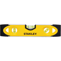 Shock-Resistant Torpedo Level, 9" L, Aluminum, 3 Vials, Magnetic Oxford Builders Supplies Inc