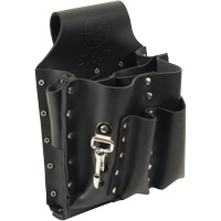 Tool Pouch, Multiple Tool Holder, Leather, 8 Pockets Oxford Builders Supplies Inc