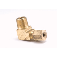 Raccords de compression 90° - Tube &agrave; tube m&acirc;le, 1/8" x 1/8" Oxford Builders Supplies Inc