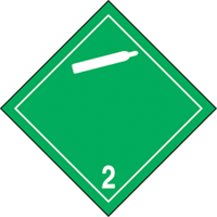 TDG Shipping Labels, Class 2.2, Non-Flammable & Non-Toxic Gases, Paper Oxford Builders Supplies Inc
