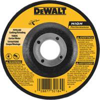 High Performance Pipeline Wheel, 5" x 1/8", 7/8" Arbor, Aluminum Oxide, Type 27 Oxford Builders Supplies Inc