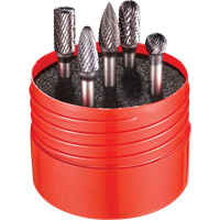 Double Cut Rotary Burr Set, 5 Pieces Oxford Builders Supplies Inc