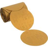 Disque abrasif dor&eacute; en rouleau Stikit, 6" dia., Grain P120, Oxyde d'aluminium Oxford Builders Supplies Inc