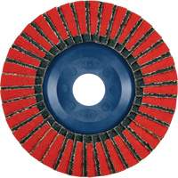 Twin Flap Disc, 5" x 7/8", Type 27, 40 Grit, Ceramic/Zirconia Alumina Oxford Builders Supplies Inc