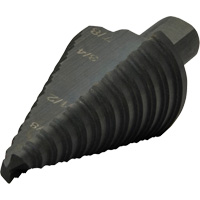 Multi-Hole Step Bit, 3/16"/4.8 mm - 7/8"/#4/22.2 mm  Oxford Builders Supplies Inc