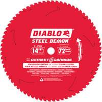 Lame de scie circulaire Cermet II Steel Demon, 14", 72 dents, Pour M&eacute;tal Oxford Builders Supplies Inc