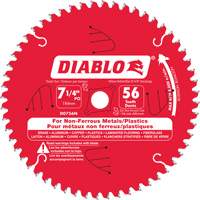 Lame de scie en aluminium, 7-1/4", 56 dents, Pour Non ferreux Oxford Builders Supplies Inc