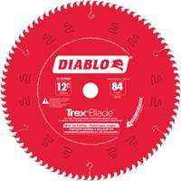 Lame de scie &agrave; d&eacute;couper Trex Blade, 12", 84 dents, Pour Plastique/Plastique Oxford Builders Supplies Inc