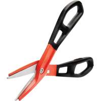13" Serrated Aluminum Tinner Snip with Dipped Handle, 3" Cut Length, Straight Cut Oxford Builders Supplies Inc