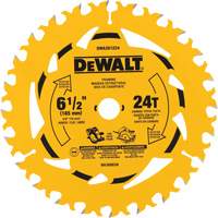 Carbide-Tipped Framing Circular Saw Blade, 6-1/2", 24 Teeth, Wood Use Oxford Builders Supplies Inc