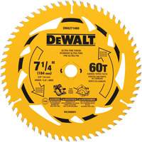 Circular Saw Blade, 7-1/4", 60 Teeth, Wood Use Oxford Builders Supplies Inc